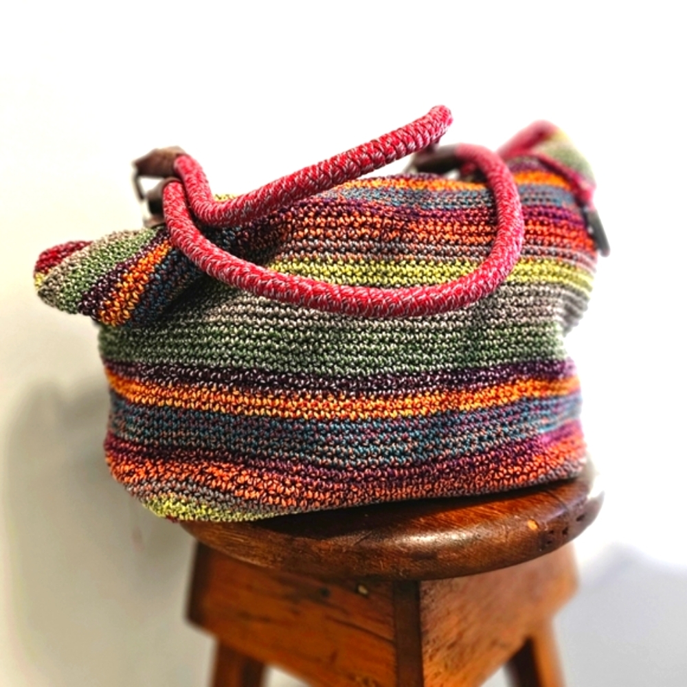 The Sak Cambria rainbow knit hobo/tote bag.
